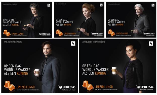Nespresso Koning 2013